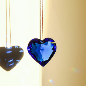 Hanging Heart Suncatcher Prism Crafts