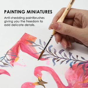 Miniature Detail Paint Brush Set