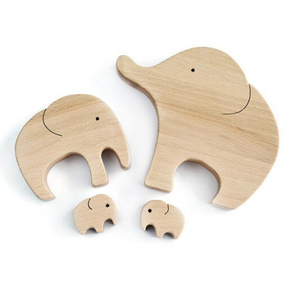 Mother's Day Gift - Creative Wooden Elephant Ornament
