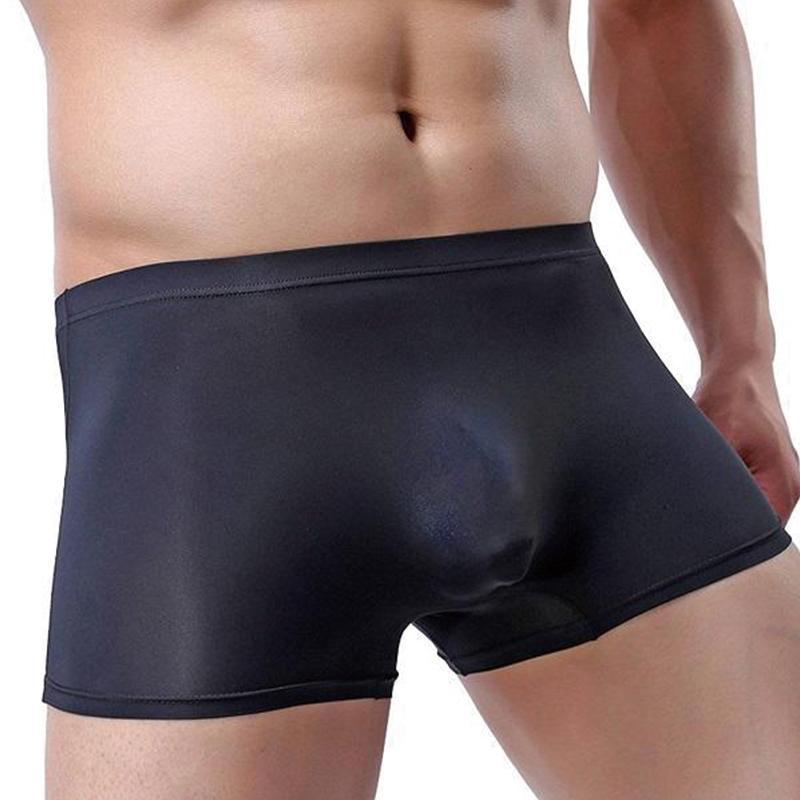 Male breathable underpants made of ice silk