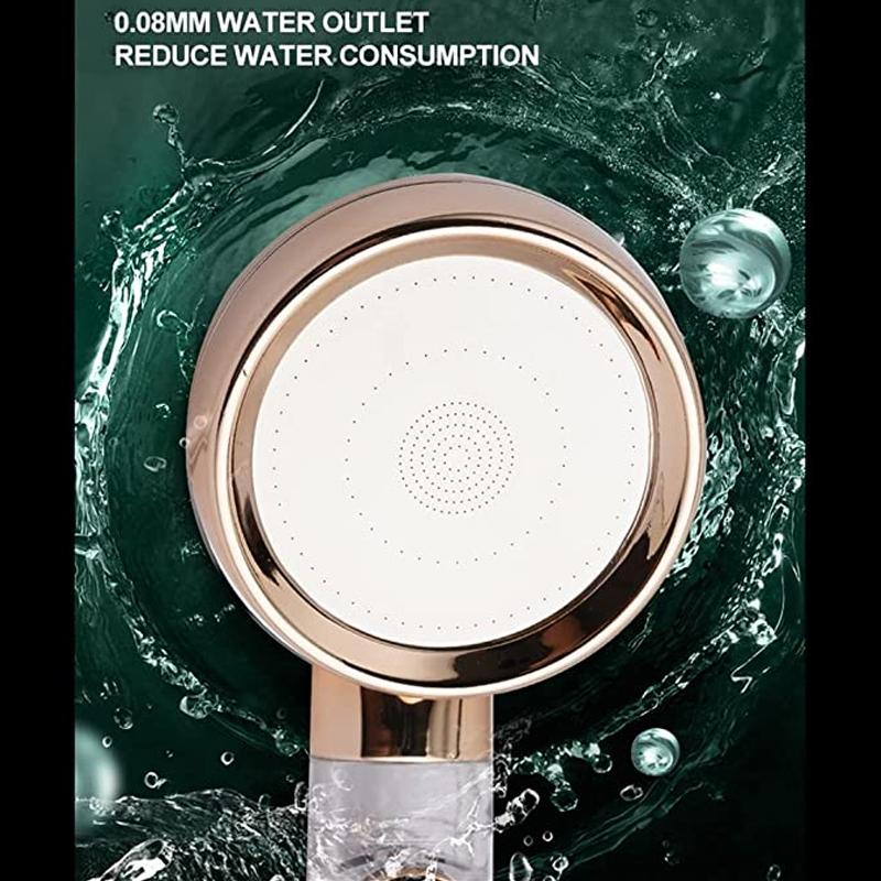 3 Mode Adjustable High Pressure Water Saving Shower Head