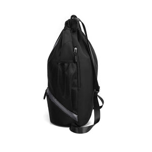 Large Nylon Drawstring Pocket Backpack