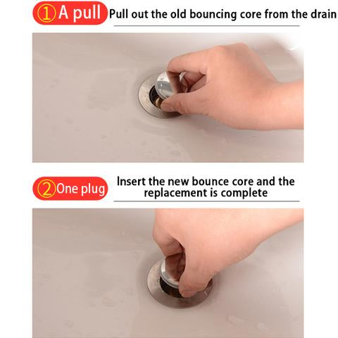 Universal wash basin bounce drain filter