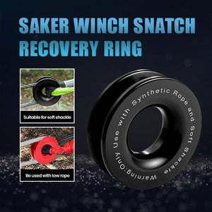 Saker Winch Snatch Recovery Ring