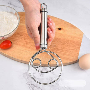 Stainless Steel Magic Dough Whisk