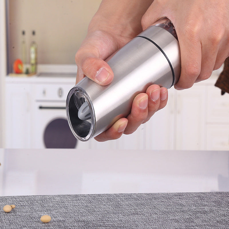 Automatic Electric Gravity Induction Salt and Pepper Grinder