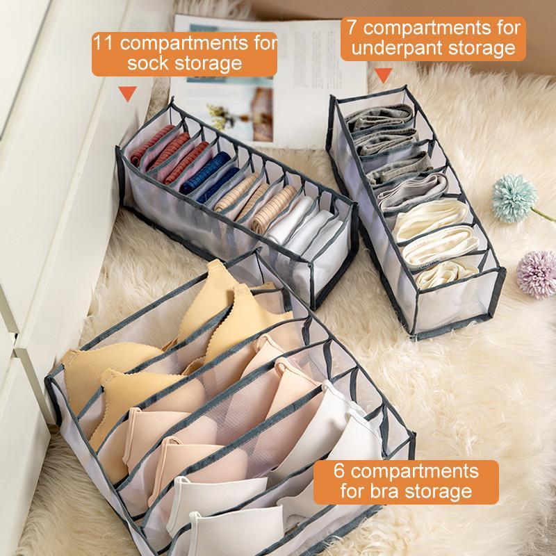 Nylon Storage Box for Underwear & Socks