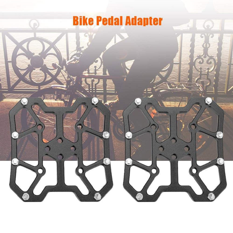 Aluminum Alloy Clipless Pedal Platform Adapters