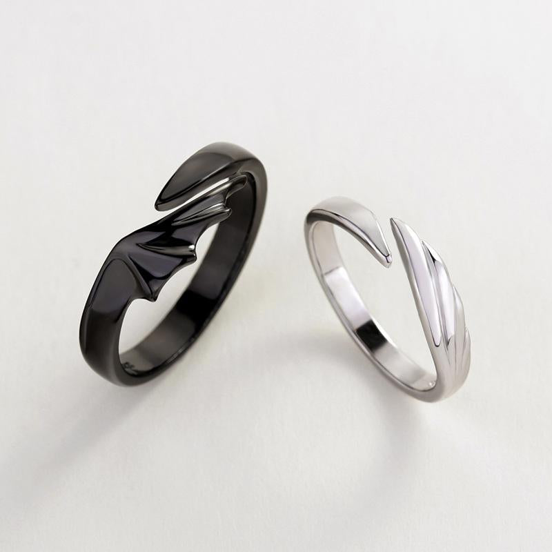 Angel and Demon Couple Ring