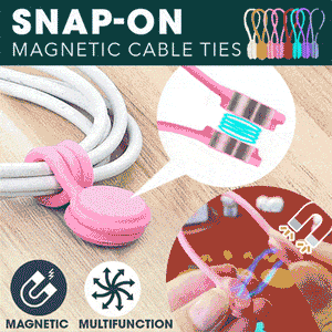 Snap-On Magnetic Cable Ties - Can help you do a lot