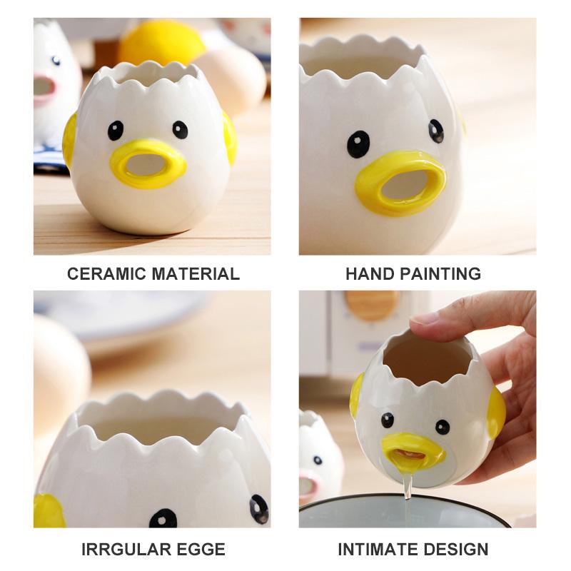 Cartoon Egg Yolk White Separator