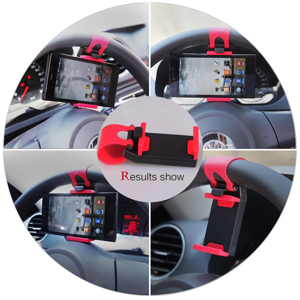Car Steering Universal Mount Phone Holder Stand