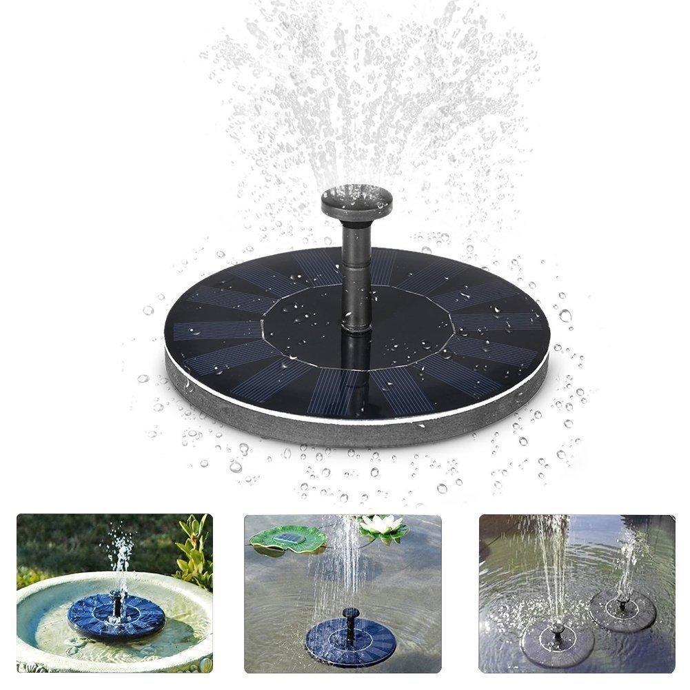 Solar-Powered Bird Fountain