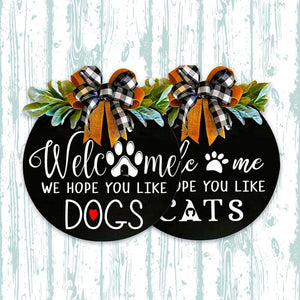 Wooden Welcome Listing - For Dog/Cat Owners