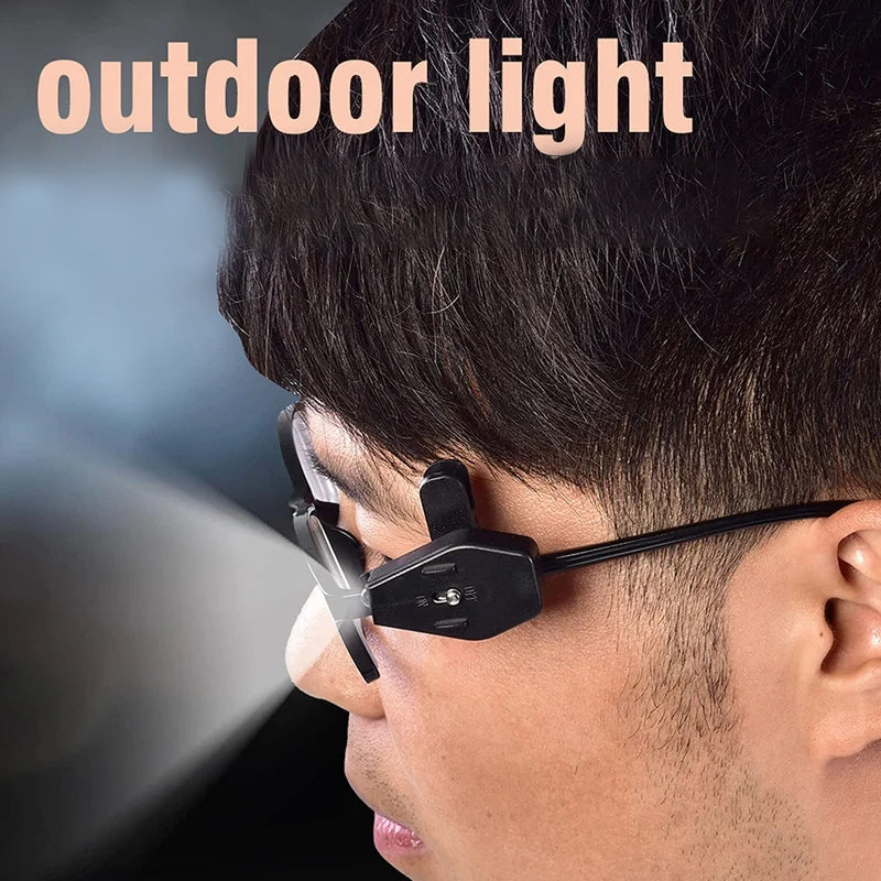 Led Glasses Clip-on Reading Light