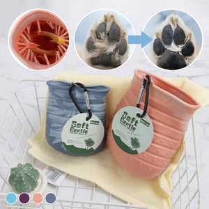 2 in 1 Portable Dog Paw Cleaner Cup
