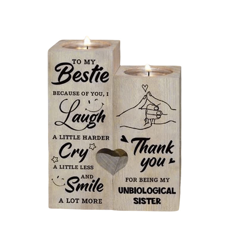 Smile A Lot More - Candle Holder
