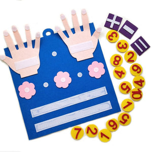 Felt Board Finger Numbers Counting Toy