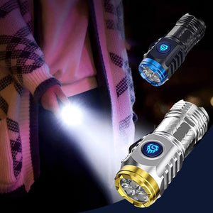 Three-eyed monster mini flashlight