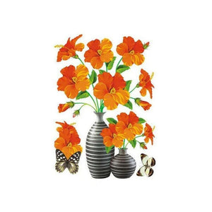 DIY Plant Vase 3D Stereo Stickers