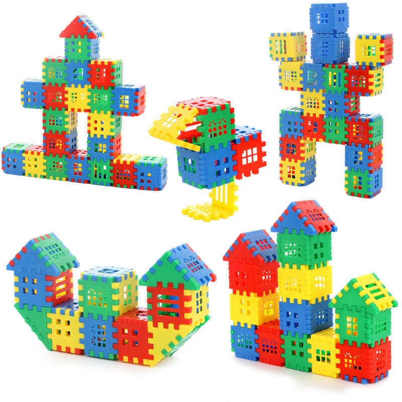 🏠Waffle Interlocking Building Blocks